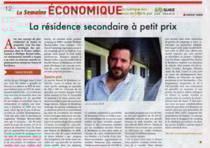 Luis Do Souto La semaine economique article